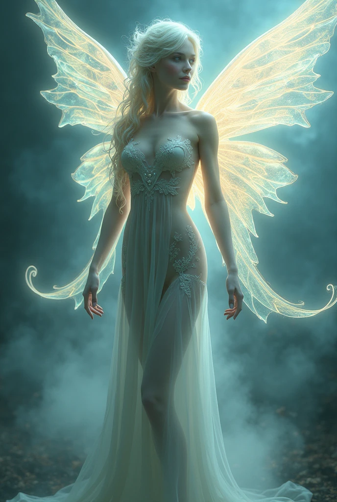A full-body image of a beautiful Eth