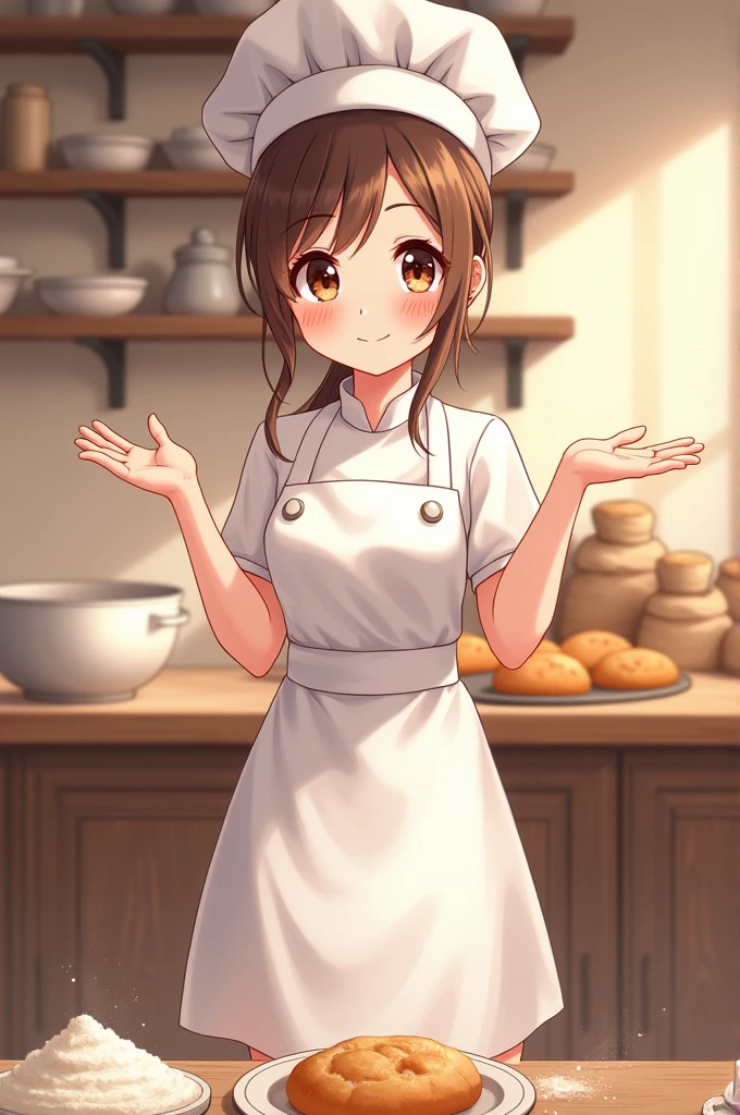 1. Cute girl,apron,But nothing,White skin,View your viewers,Brown eyes,Realistic,In the kitchen,smile,Low chest,Huge 、Normal position、Panting、intense、Creampie、