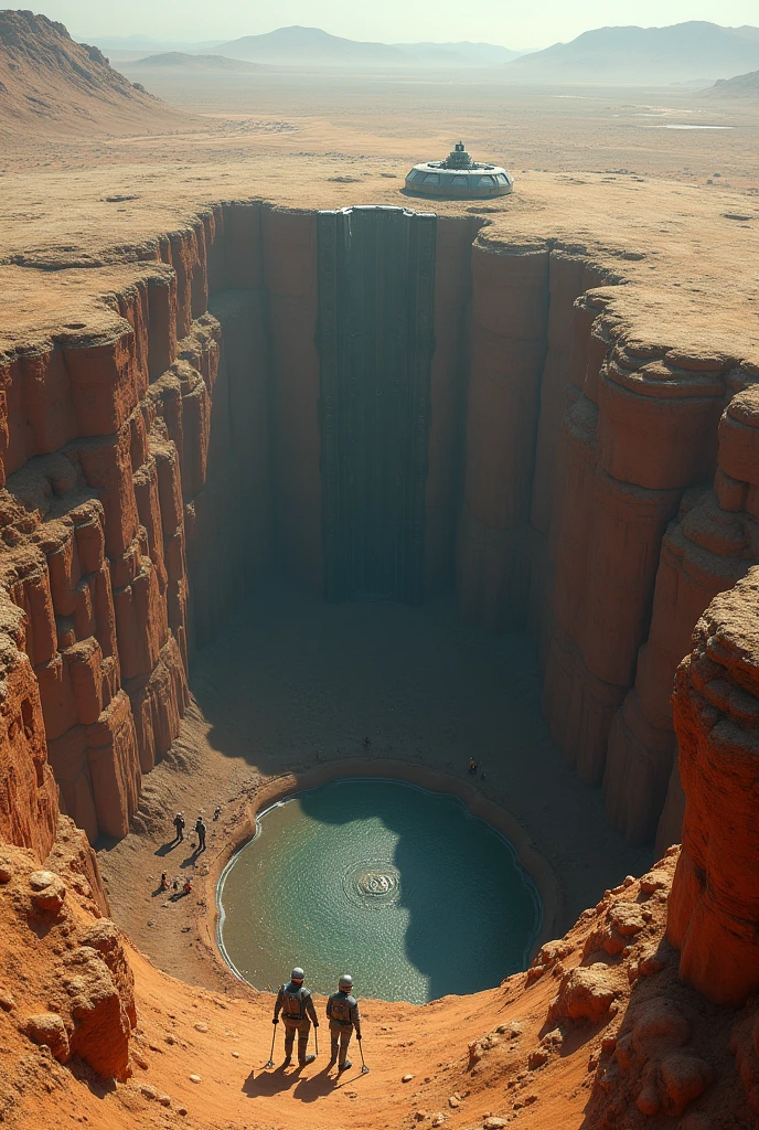 The team's equipment had detected a massive object buried nearly a mile beneath the surface. At first, they thought it might be a large rock or a fragment of a long-extinct species of whale.
