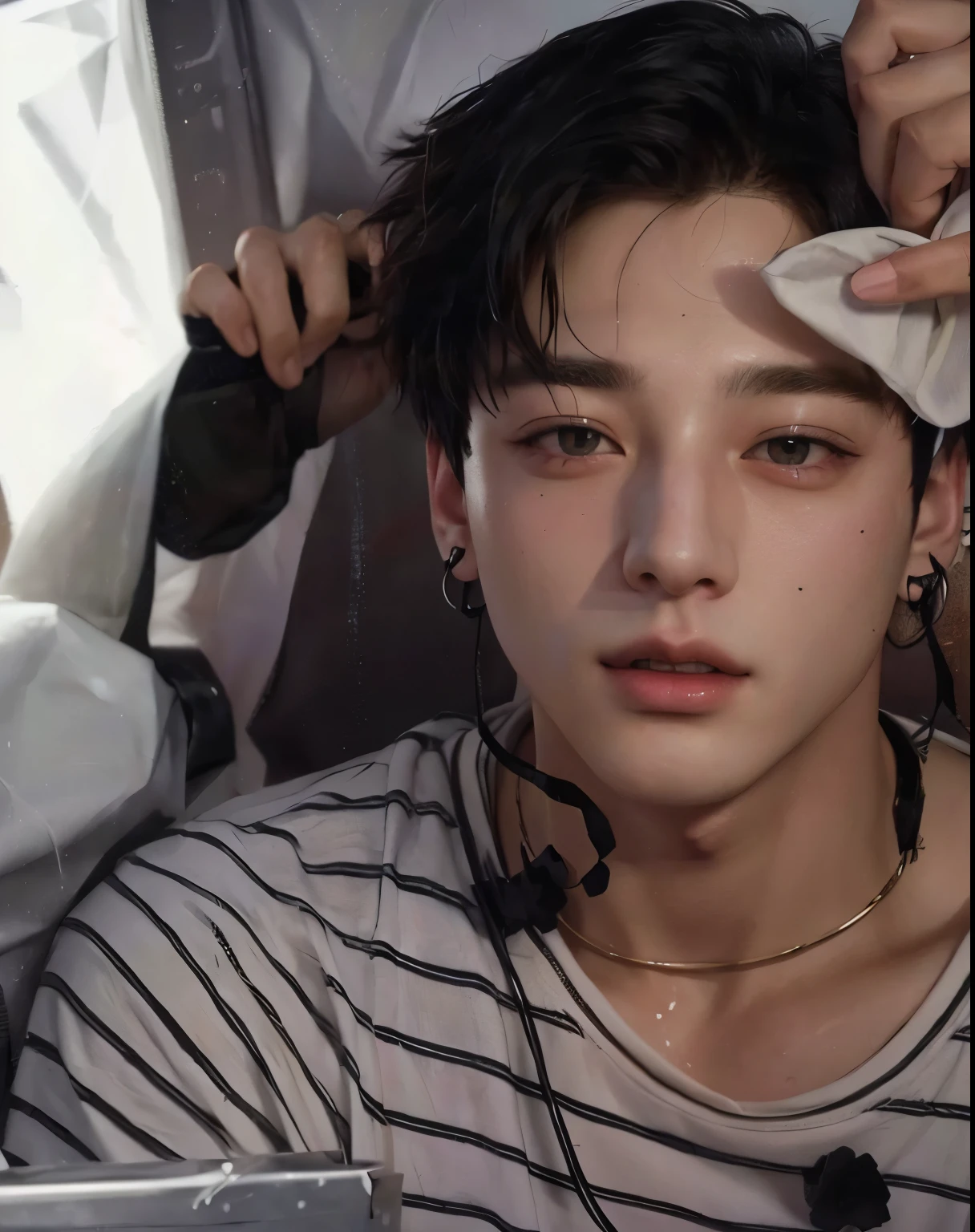 Jungkook photorealist, ultra HD, 8k