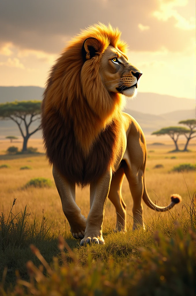 Lion landscape