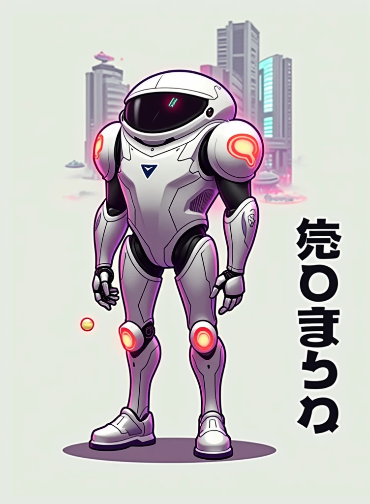 Nft cyberpunk robo stylish tennis