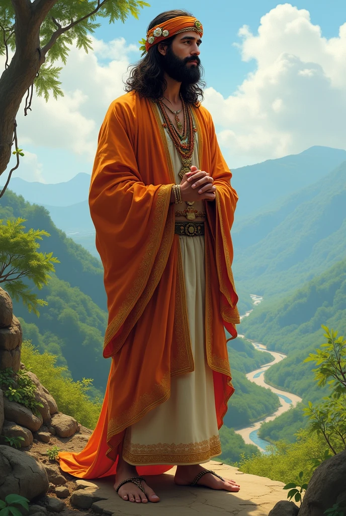 Shaggy from scooby doo in indian babaji outfit

