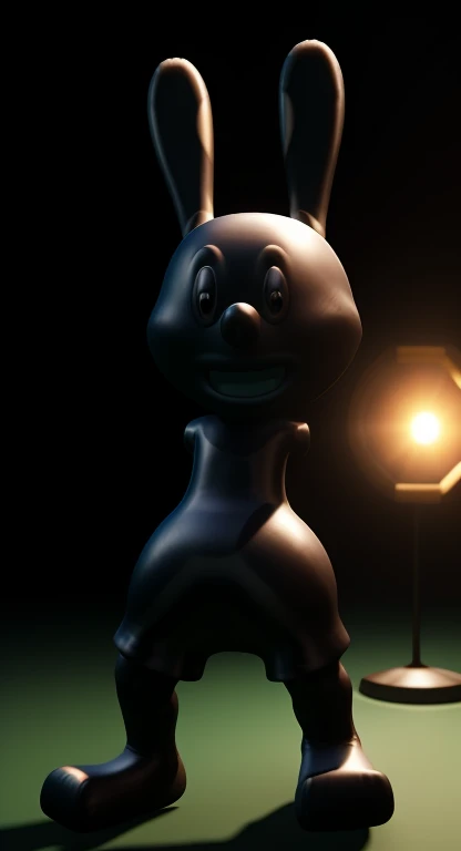 oswald, a black and white cartoon character, whimsical, playful expression, standing in a colorful cartoon landscape, vibrant colors, 2d animation style, dynamic pose, (best quality,4k,8k,highres,masterpiece:1.2),ultra-detailed,(realistic,photorealistic,photo-realistic:1.37),cinematic lighting,dramatic shadows,intricate details,highly detailed,vibrant colors,3d render