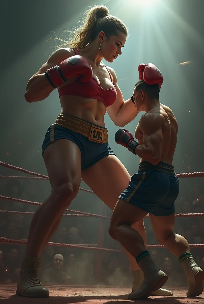 Everyone should be afraid of the very tall female boxer. The character&#39;s name is Jane. When I say Jane, this woman comes out. Jane fights with a man, but Jane is almost twice as tall as the man.