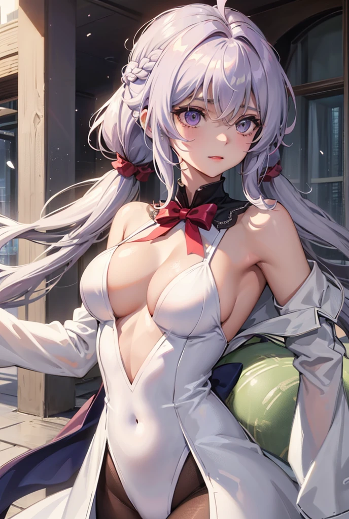 ((masterpiece)), ((Best quality)), (high resolution), (illustration), (an extremely delicate and beautiful), (ultra detailed beautiful face and eyes), nsfw, 1girl, leaning forward, YukineChris, long hair, purple eyes, twintails, low twintails, ahoge, large breasts, fishnet pantyhose, red a bow tie, volumetric lightning,
detailed skin texture, detailed, volumetric shadow, anime screencap,Highest quality, Sorceress, ancient babylonian nobility, ((tan skin:1.2)), (brown skin color),Long hair, twin braids, hair ornament, wine colored hair, smile, Below average size breasts, bare shoulders, (underboob:0,Red leotard)clothes get torn、Cross your arms,front、Leg spread、Groin、bikini、Two Piece、Yukine Chris、Bi、紺Bi、Wet、On the skin、Wet condition、Wet_shirt,Wet _underwear、tear_underwear
8K, masterpiece, Best_quality, high_resolution, ultra_details, detailed, 1girl, 独奏, looking_at_viewer, upper_body, braid, blurry, bangs, white_hair, blurry_background, cchurch, Blue_dress、hair_ribbon, hair_between_eyes,
sidelocks,depth_of_field,light_particles,sun_shine,snow、french_braid, Alphonse Mucha Style, sharp focus, perfect hands, perfect face, perfect eyes, perfect light, dynamic light, natural light, Masterpiece, Best quality, Lying down、sleep