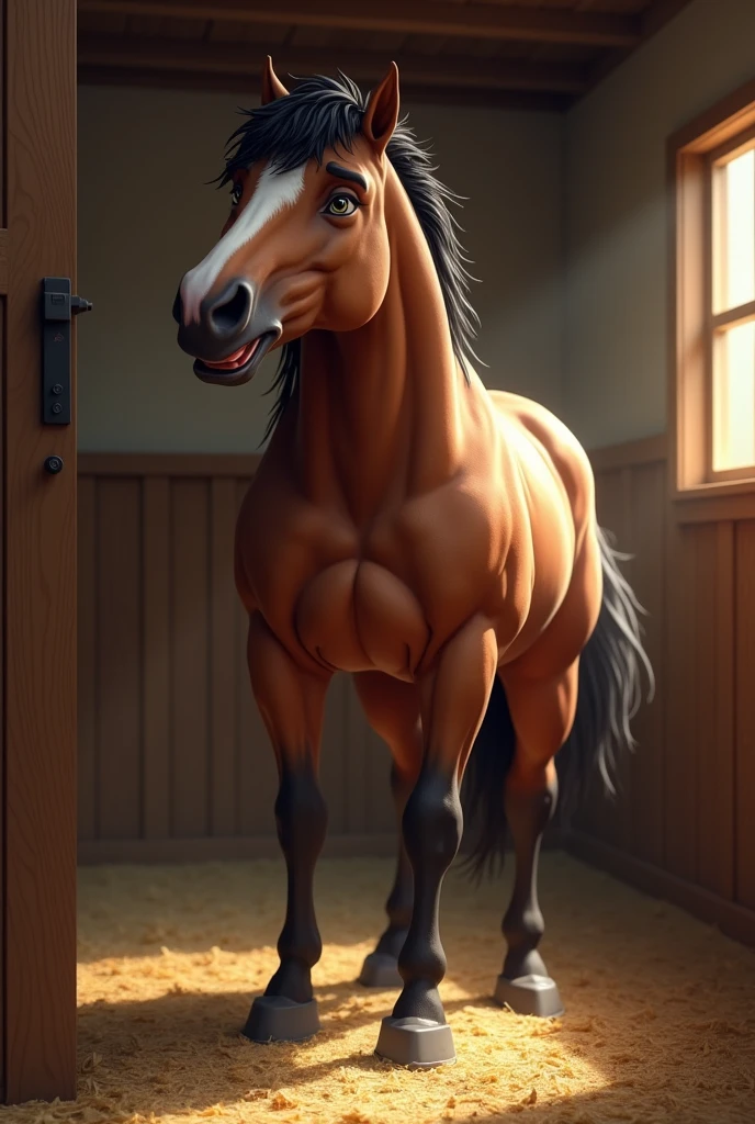 Horse unable to pee
