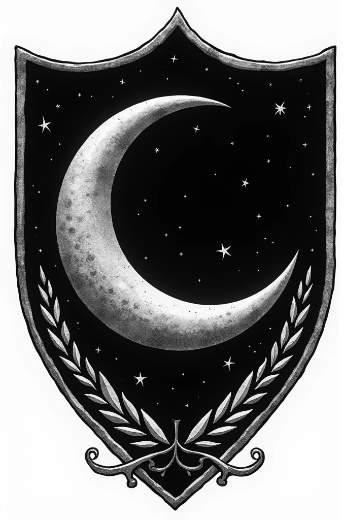 A crest with moon