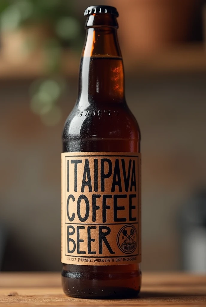 Beer container written only on the label these words literally : Itaipava coffee beer

