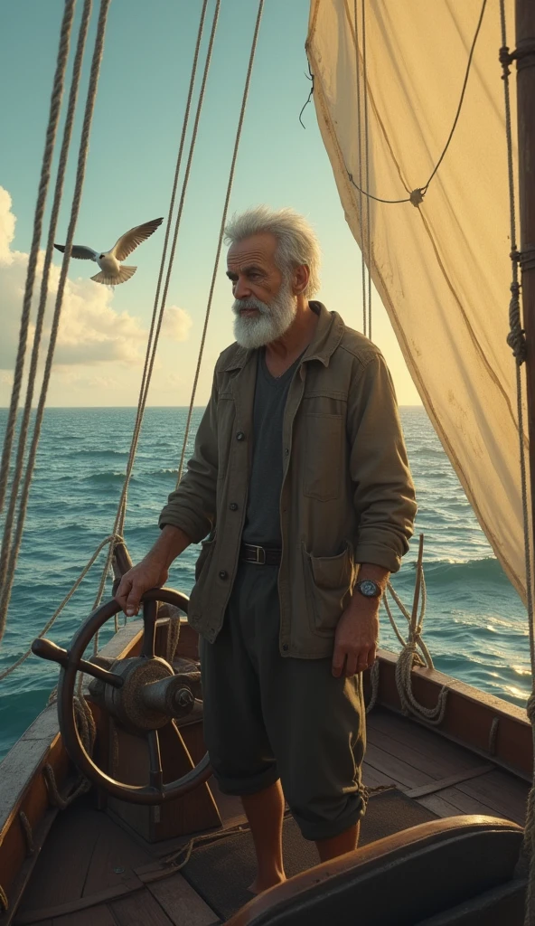 Isabel an older woman died a few months later, and Manuel, with nothing left to lose, embarked on one last journey, sailing towards the horizon, no intention of returning.