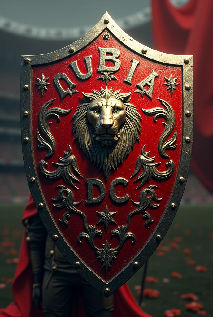 Make a shield that says NUBIA FC