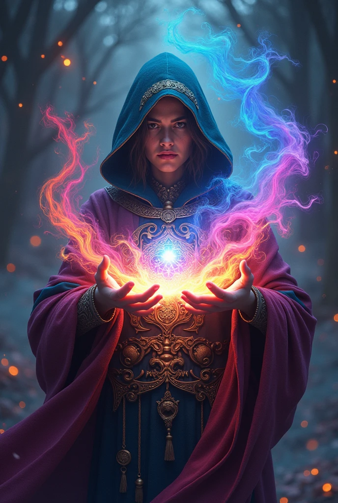 This mixture of colors is part of her enchantment spell.... Don&#39;t you dare try to resist