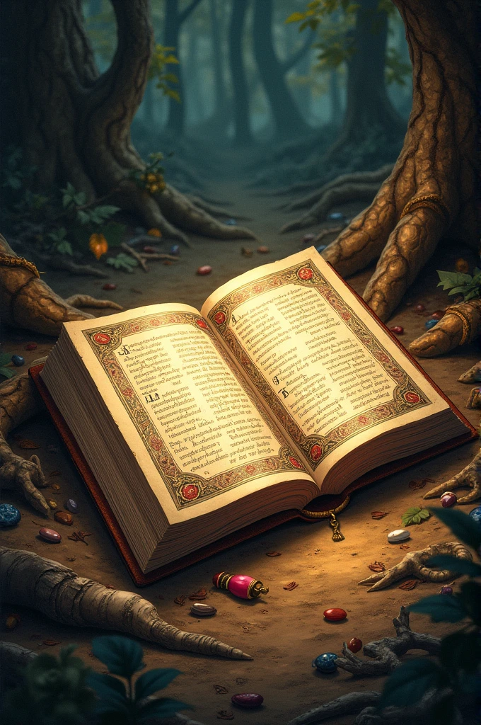 Book inside page ground design 