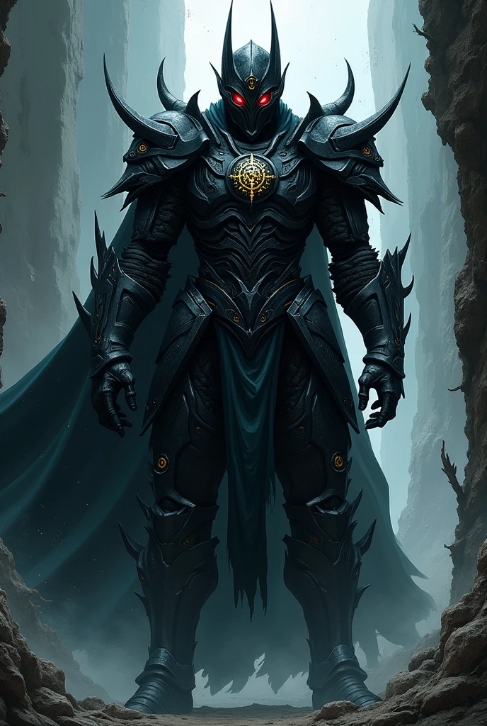  a manga style armor of darkness