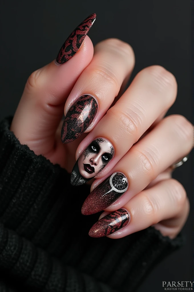 Maria Edwarda nail design