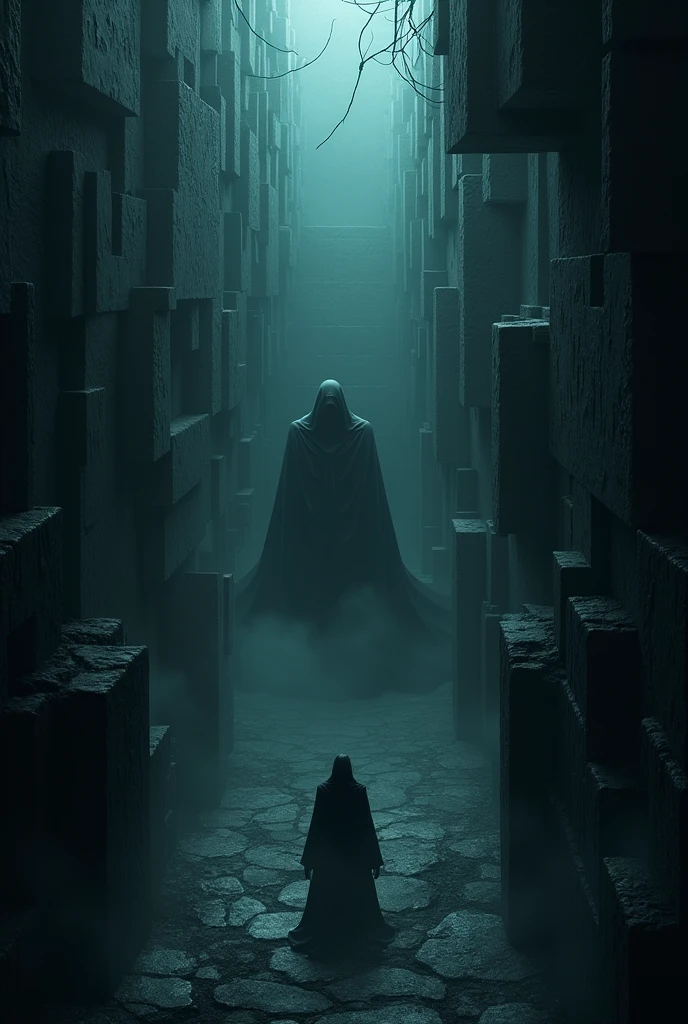 Make a jujutsu kaisen style darkness maze