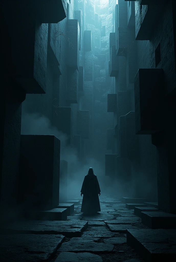 Make a jujutsu kaisen style darkness maze