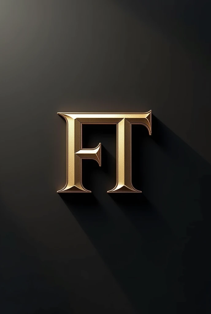 Logo with the name FT in a store style