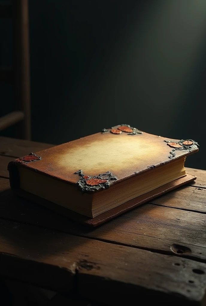 Make the edges of a book dark 