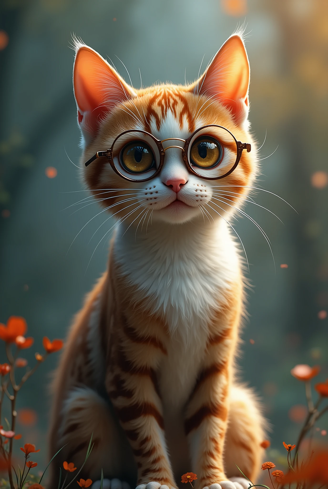 spectacled cat 