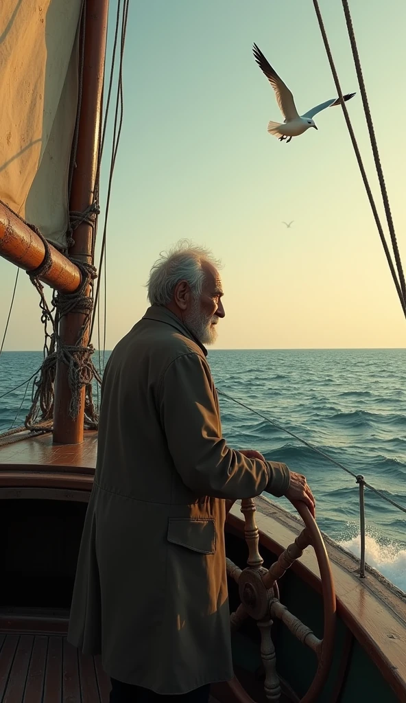 Isabel an older woman died a few months later, and Manuel, with nothing left to lose, embarked on one last journey, sailing towards the horizon, no intention of returning.