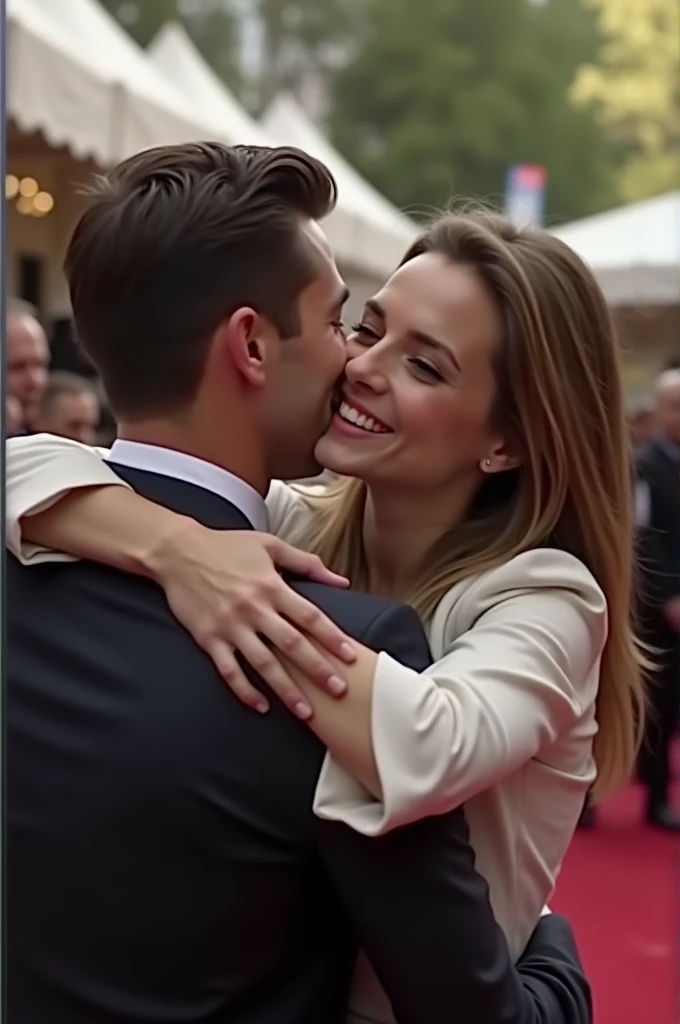 Video of me hugging a celebrity