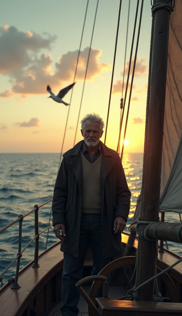 Isabel an older woman died a few months later, and Manuel, with nothing left to lose, embarked on one last journey, sailing towards the horizon, no intention of returning.