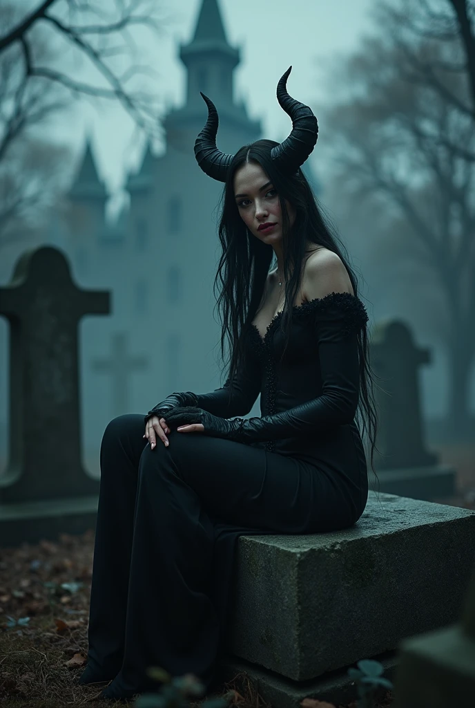 ((Masterpiece)), (high resolution:1.4), (sitting on a grave:1.5), morrigan aensland, looking at viewer, beautifull smile, graveyard at night background, dark casttle outside, beautiful face, highly detailed skin, skin pores,(highly detailed face:1.1), (highly detailed eyes:1.1), realistic pupils, full face blush, full lips, (perfect anatomy:1.1), (perfect proportions:1.1), (photography:1.1), (photorealistic:1.1), volumetric lighting, dynamic lighting, real shadows, (highres:1.1), sharp focus, rembrandt lighting, (realistic, hyperrealistic:1.4), intricate, high detail, dramatic, subsurface scattering, big depth of field, vivid, polished, sharpened, ((full Sharp)), (extremely absurdres),16k hdr,