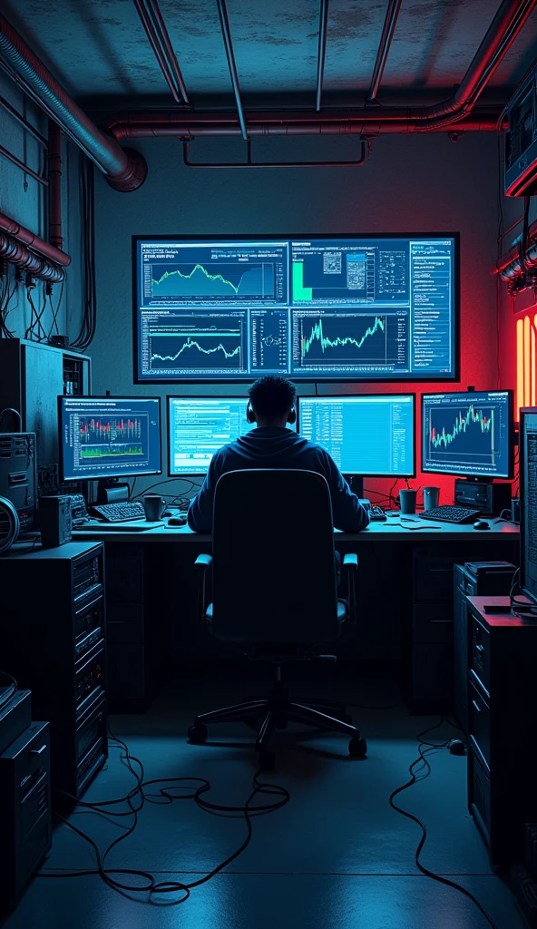Crypto trading basement