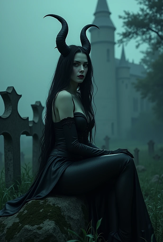 ((Masterpiece)), (high resolution:1.4), (sitting on a grave:1.5), morrigan aensland, looking at viewer, beautifull smile, graveyard at night background, dark casttle outside, beautiful face, highly detailed skin, skin pores,(highly detailed face:1.1), (highly detailed eyes:1.1), realistic pupils, full face blush, full lips, (perfect anatomy:1.1), (perfect proportions:1.1), (photography:1.1), (photorealistic:1.1), volumetric lighting, dynamic lighting, real shadows, (highres:1.1), sharp focus, rembrandt lighting, (realistic, hyperrealistic:1.4), intricate, high detail, dramatic, subsurface scattering, big depth of field, vivid, polished, sharpened, ((full Sharp)), (extremely absurdres),16k hdr,