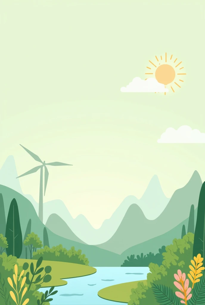 An App In mobile screen size App theme is Ecology and green