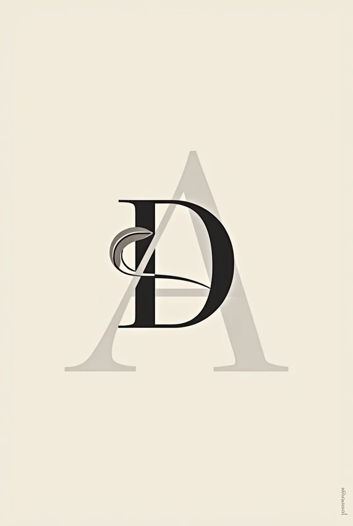 Create a Monogram of the name David 