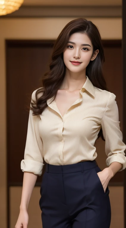 Tall and slender beauty、Beauty in suits、Colossal tits、undershirt、Cool beauty、Career woman、Japan beauties、modeled、tiese,Hotel lobby