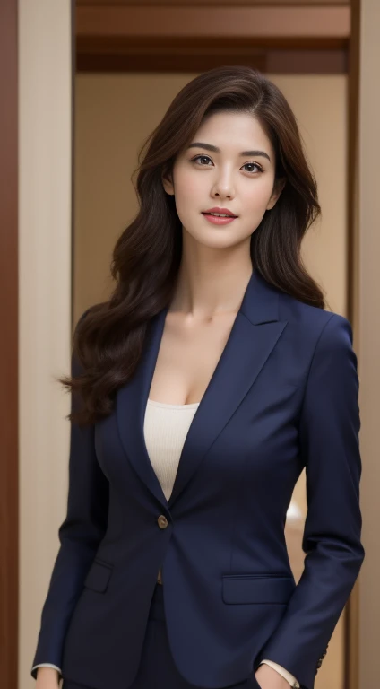 Tall and slender beauty、Beauty in suits、Colossal tits、undershirt、Cool beauty、Career woman、Japan beauties、modeled、tiese,Hotel lobby