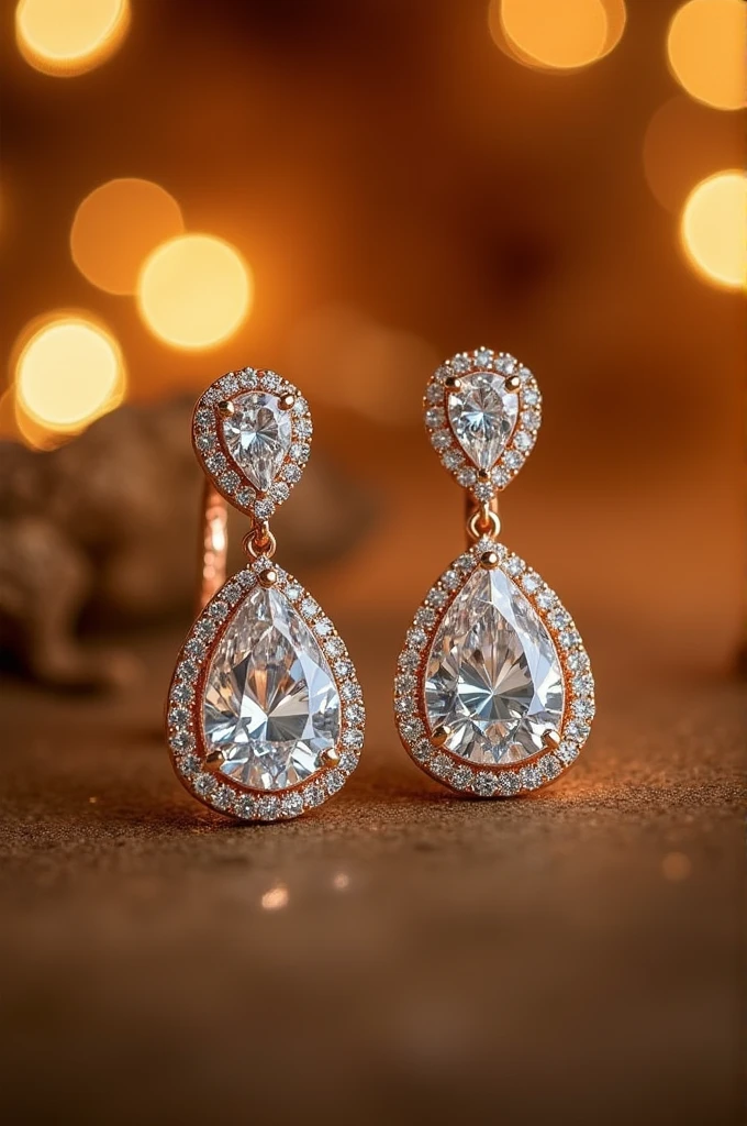 American diamond earing
