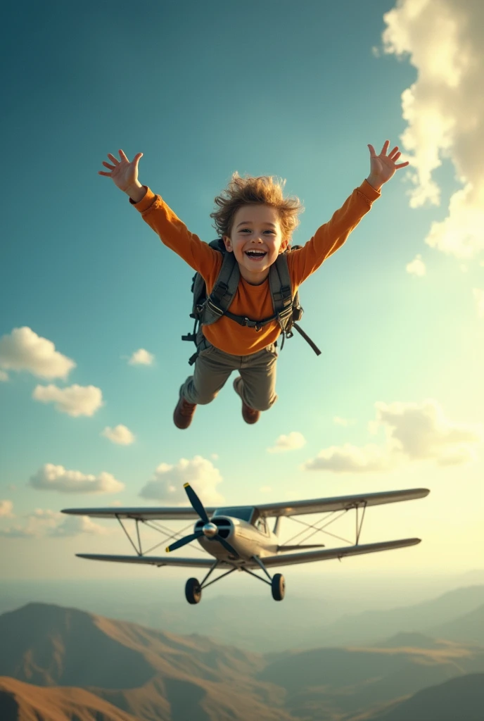 a boy jump the airo plane
for instagram