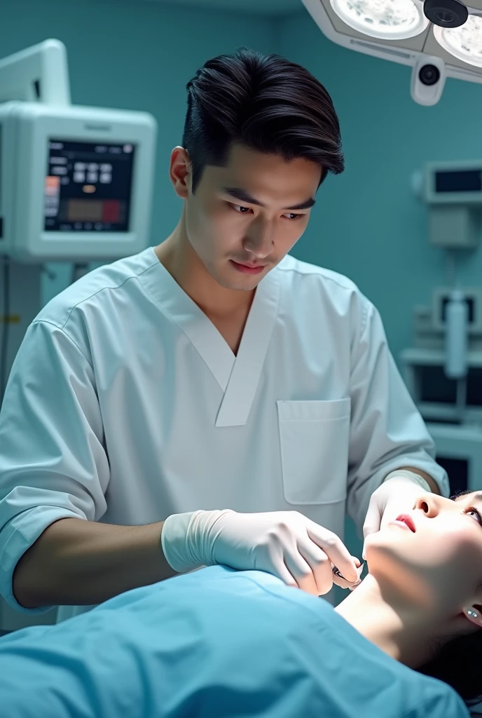 A plastic surgeon who looks like Yamashita Tomohisa in scrubs