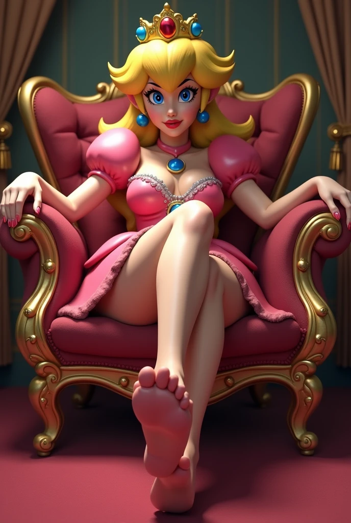 Rule 34 Princess peach bratty foot worshipped