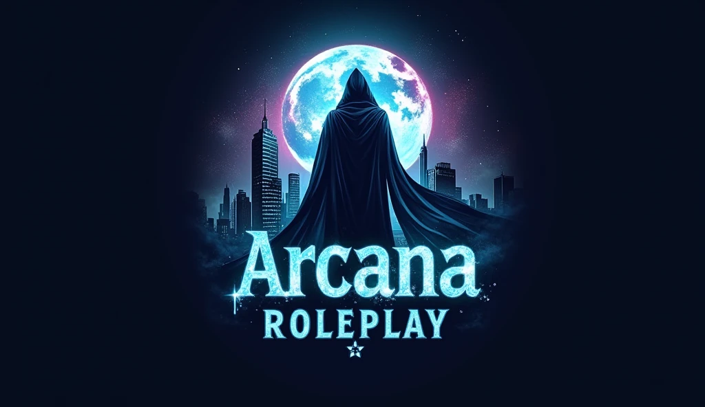 Create a logo for a city called “Arcana Roleplay” supernatural city RP gta