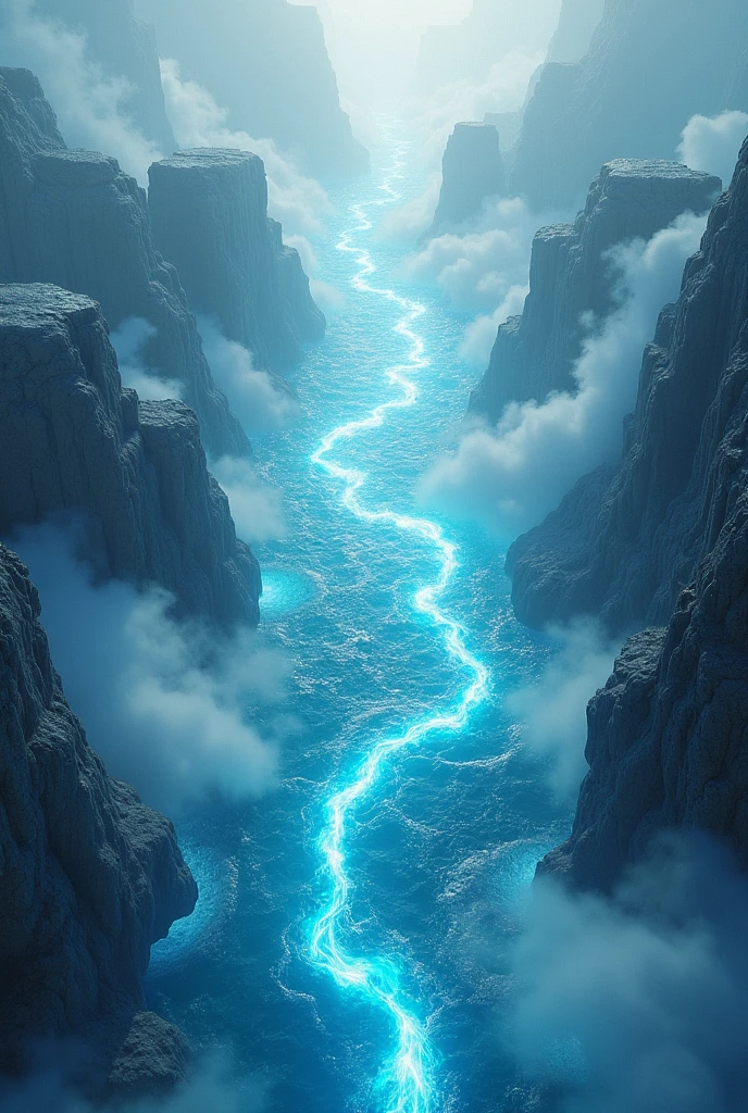 hyper realistic, fantasy, magic, a texture, a sea of ​​liquid and gaseous mana, energy emanates, view from above, no landscape, no mountains or cliffs, no characters, blank