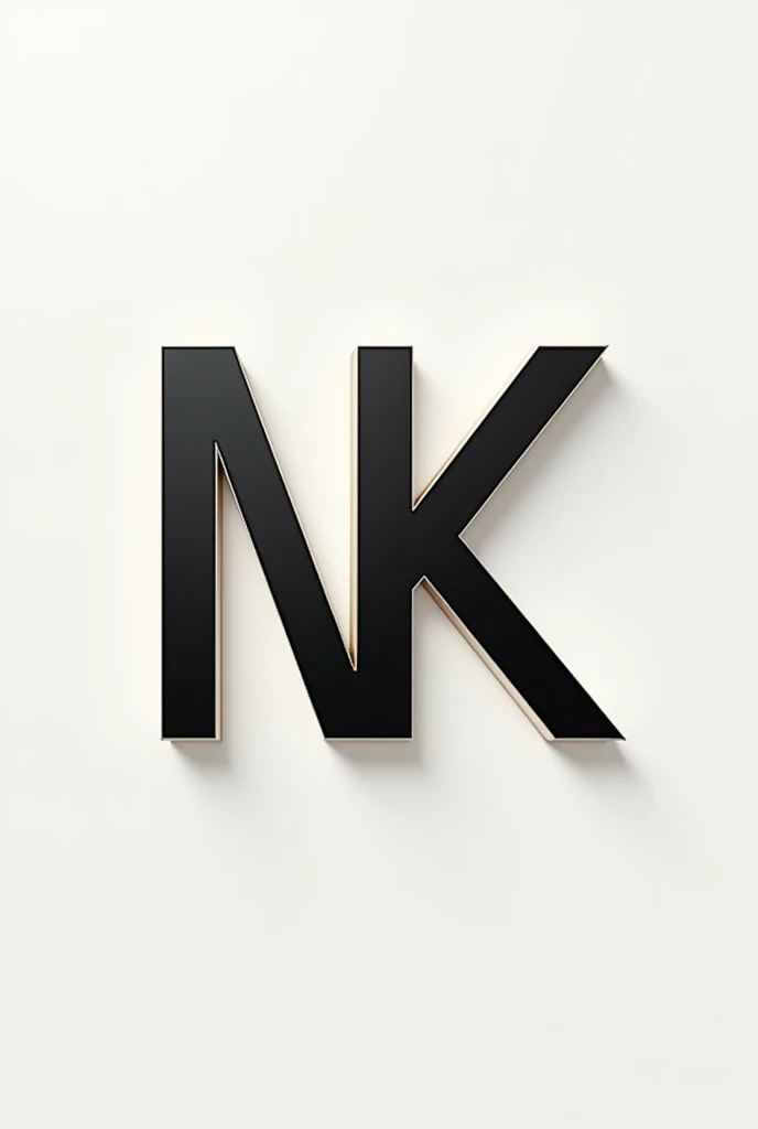 Create a letter from the combination of the letter M and the letter K making it one 