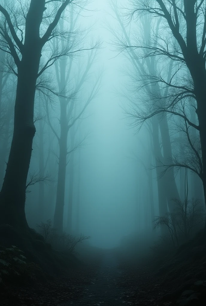 a thick fog creeping through the dense forests, bringing with it an unsettling silence