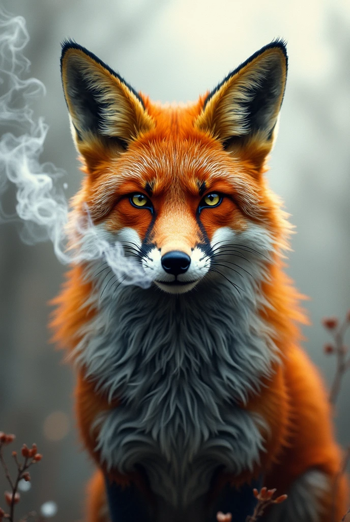 Spawns a fox smoking a vape 