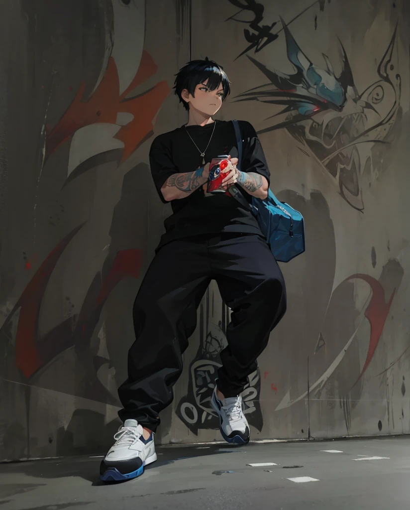 graffiti style comics {!(Graffiti comic style images) dynamic streetart fusion, Vibrant colors, bold outlines, Exaggerated expressions, Urban background, hight contrast, Comic book aesthetics, graffiti murals as a backdrop, Chinese calligraphy style, energy composition, spray paint texture, Shading techniques, Depth of field, wide angle perspective, fisheye lens effect, raw creativity, street culture vibes, a masterpiece illustration, digitl art, ultra-detailded, action packed sequence, narrative elements, enhanced in Adobe Photoshop, 300 dpi resolution} . streetart, Vibrant, Urban, detailded, marking, mural, graphic illustration, comic book art, graphic novel art, Vibrant, highly detailded