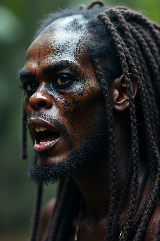 ((best quality)), ((masterpiece)), (detailed),
The entity moved closer, emitting a sound that made Markus’s (young) (Papua village) blood run cold.