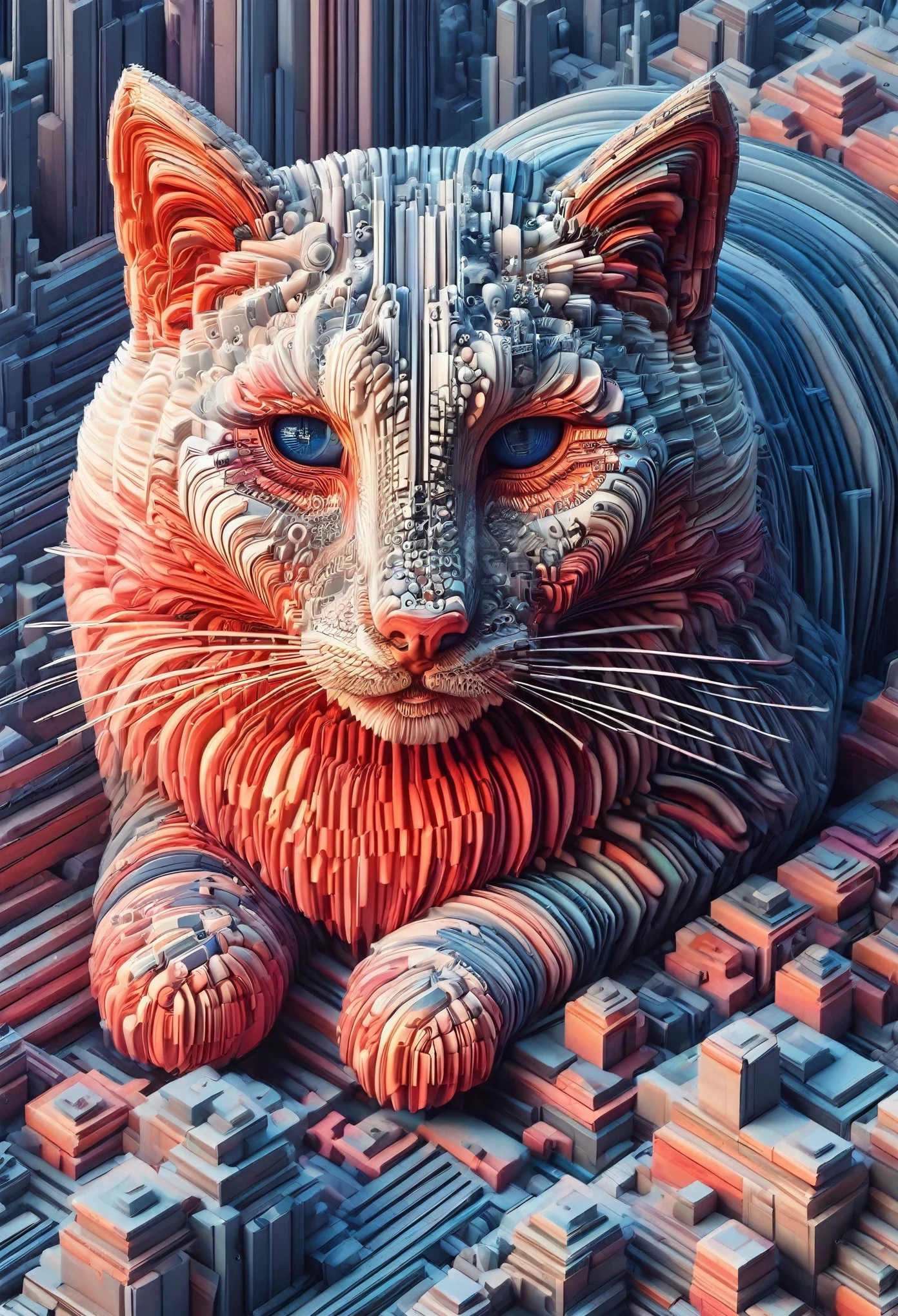 ["m0c awesome, puma. awarded, professional, Very detailed", "m0c, puma, Extremely detailed eyes, realist, hyper realist, vibrant colors, masterpiece, Digital art from DeviantArt, by artgem, by Alphonse Mucha"]
