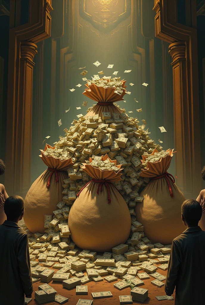 Bags full of money