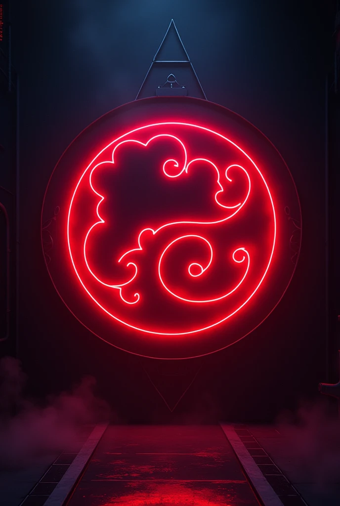 Akatsuki logo 
In neon light