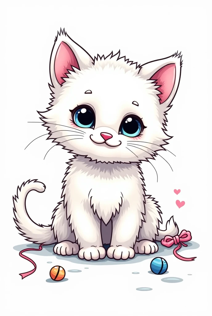 Create a kitten to color
