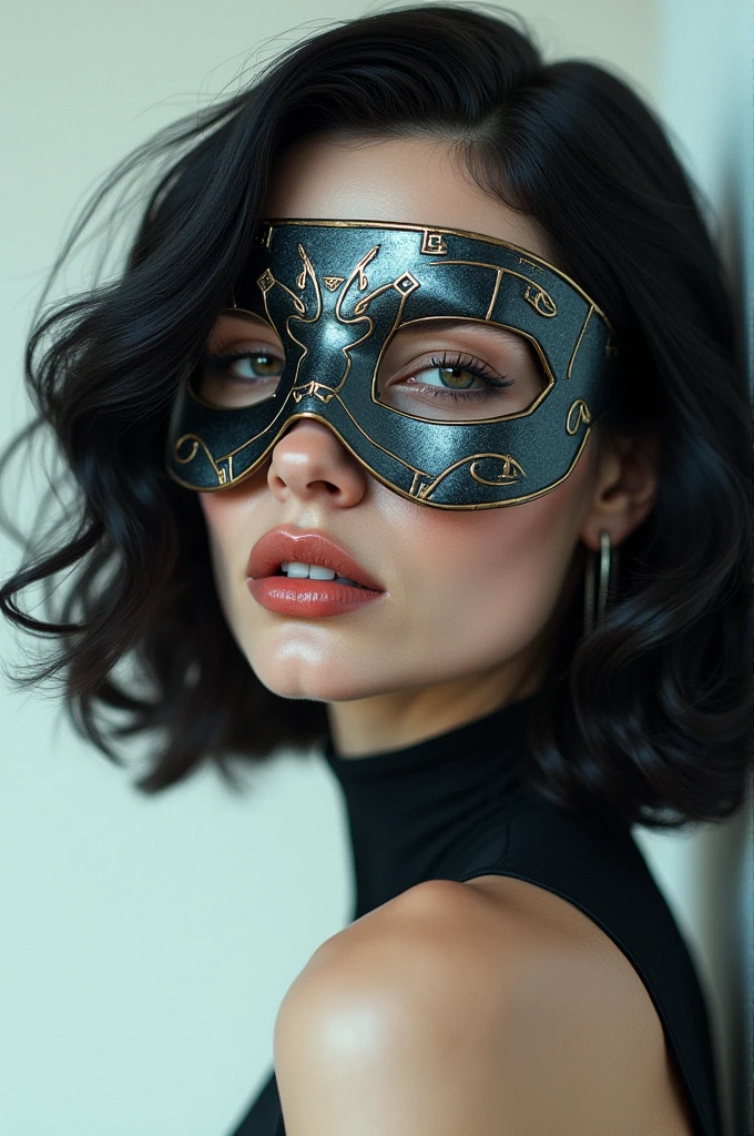 You can make the singer Lana Del Rey with a mask 
